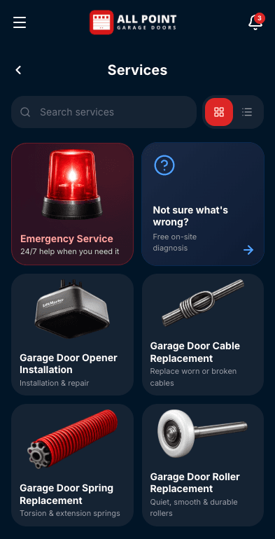Pick your service